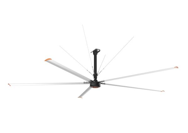Permanent Magnet HVLS Ceiling Fans For Energy & Mining Remote Or Wall Controller