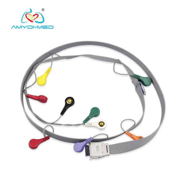 0.9mm ECG Cable With Leadwire Compatible Biomedical Instruments
