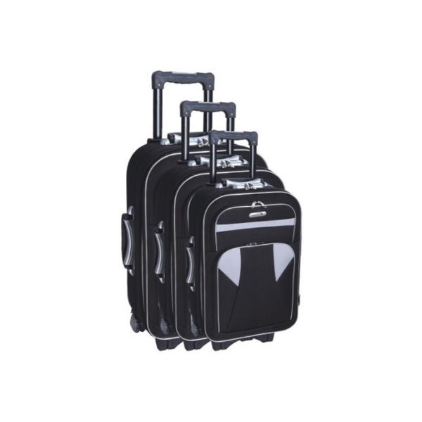 Business Travelling 8 Wheel Suitcase Luggage Bags Set Of 3 20 / 24 / 28 Inch