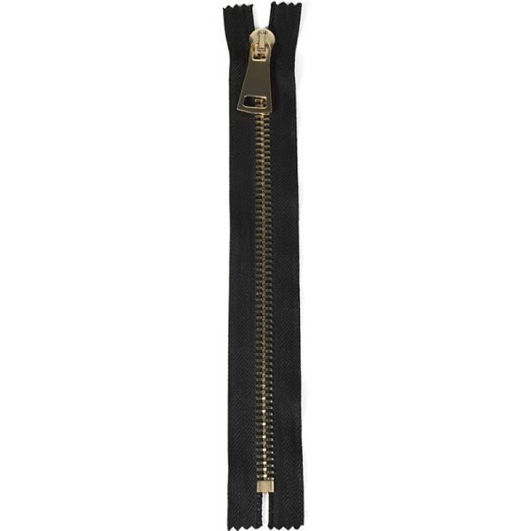 #5  Original Open-End Metal Zipper In Black  Auto-Lock