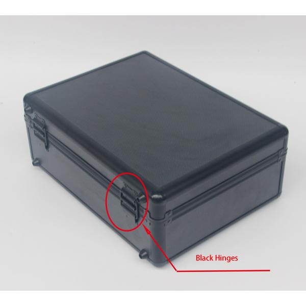 ABS Shinny Black Aluminum Camera Case , Professional Aluminum Camera Carrying Case