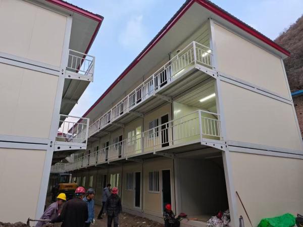 Prefabricated Container Houses On Construction Sites Temporary Labor Dormitory