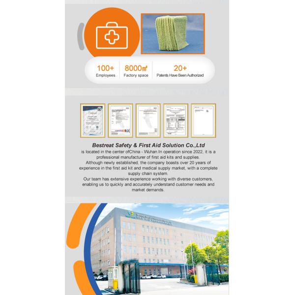 Medical Gauze Pad Gauze Swab with Blue Color