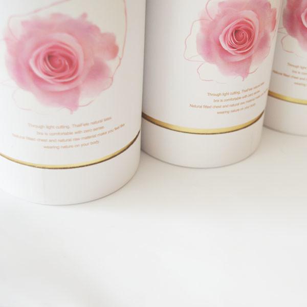 Biodegradable Kraft White Paper Tube Packaging For Women Bra