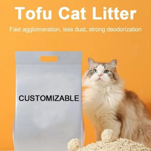 Flushable Tofu Cat Litter Natural Plant Based Strong Odor Control Solution