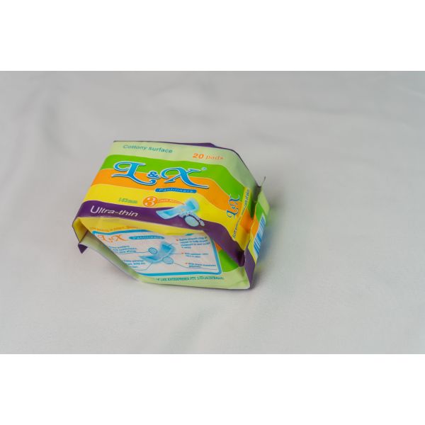 Length 150mm 250mm Cotton Pantiliners for Feminine Hygiene Product Hypoallergenic
