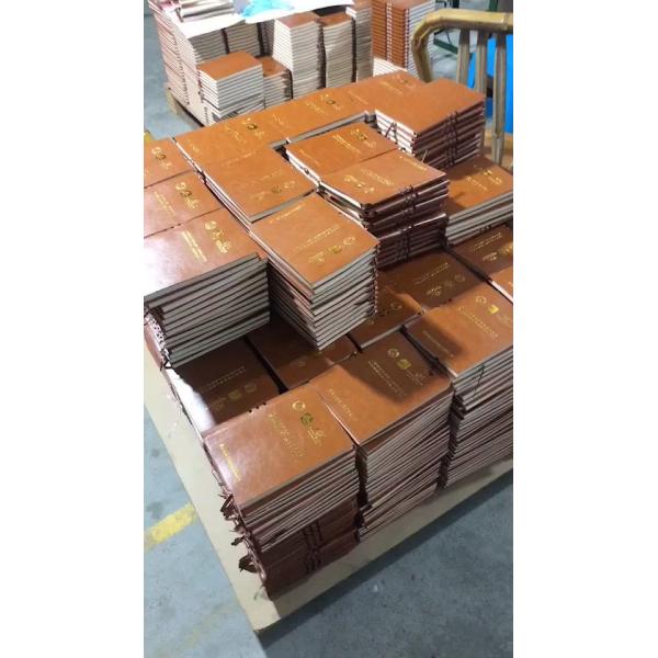 Customized Office Stationery A5 Notepad with PU Leather Cover and Personalized Design