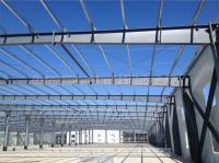 Construção de aço da oficina da casa pré-fabricada do painel de sanduíche com soldadura padrão dos EUA