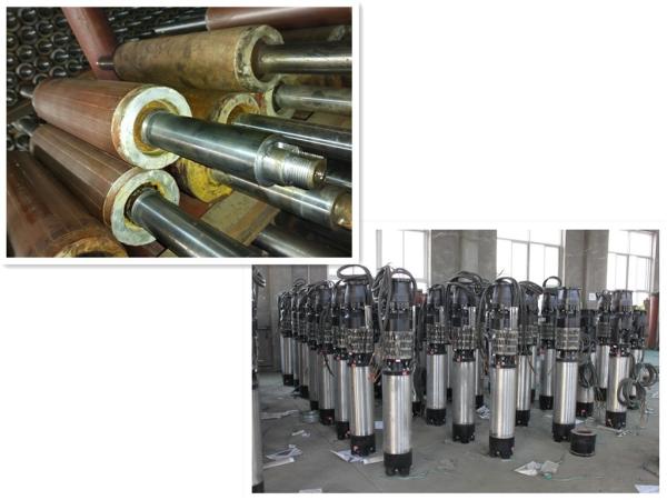 Aier Borehole Submersible Water Pumps , Vertical Submersible Pump Electric Power