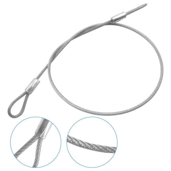 Eslinga de cable de acero inoxidable con lazos de ojo AISI304/316