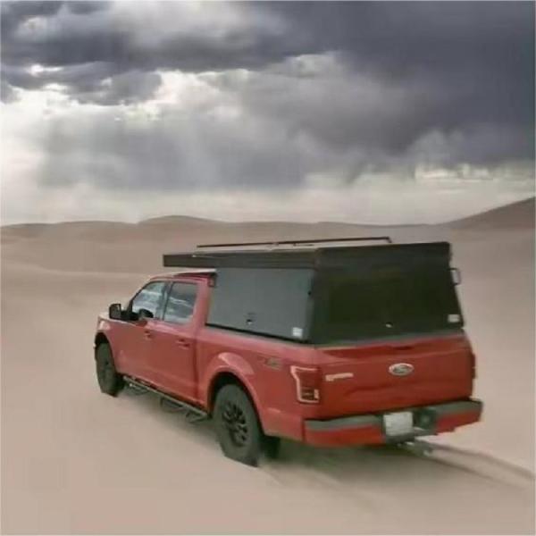 Hard Type Aluminum Alloy Cover for 8ft Box Pickups Nissan Titan Jeep Gladiator Cheyenne