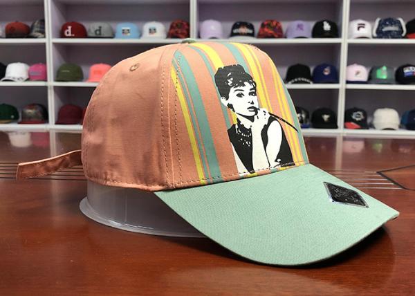 Casquette de baseball colorée d'étoile de femmes d'Adujustable des hommes 5 d'impression en soie unisexe de panneaux