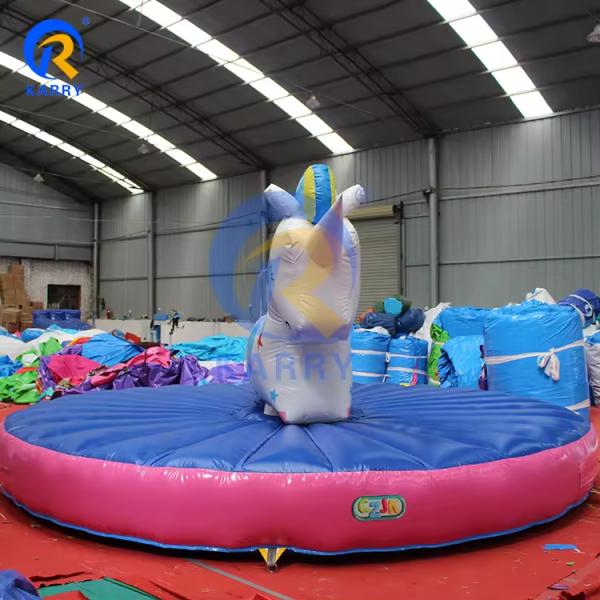 Inflatable Trampoline Bouncer with Accessories Blower Repair Kits Package Bag