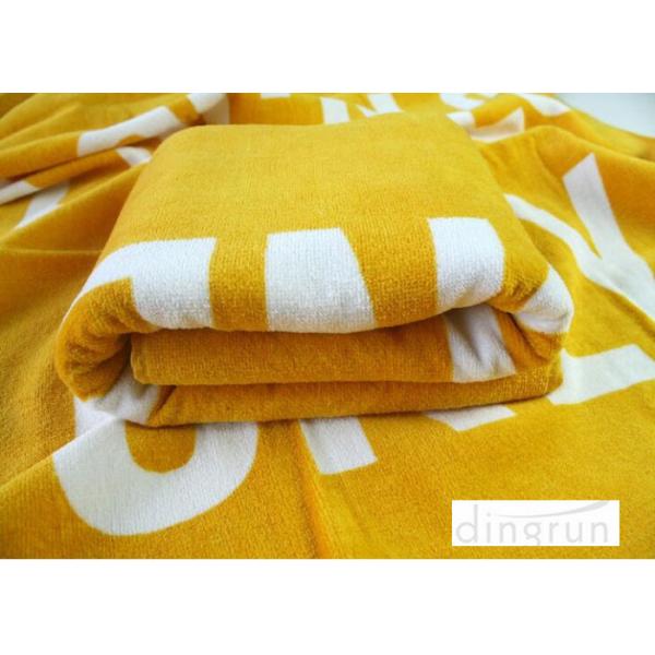 Soft Fast Dry Personalized Beach Towels Monogrammed For Adults , Full Color Reactive Printed