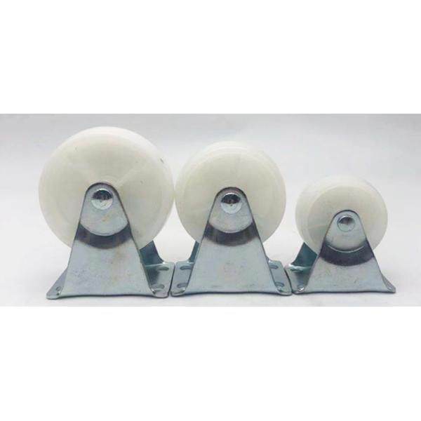 65mm Furniture Light Duty White PP Wheel Caster