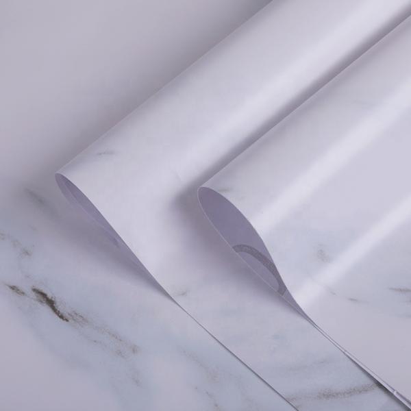 Marble Decorative Pattern Waterproof Oil Proof Wallpaper Self Adhesive Wall Coating for Home Decoration Roll Size 0.6m*10m