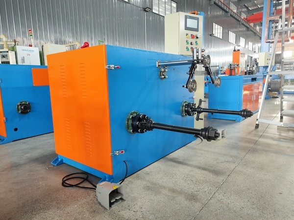 Plastic Tube End Shaft Take Up Pay Off Machine with 500-2500kg Load and 1000