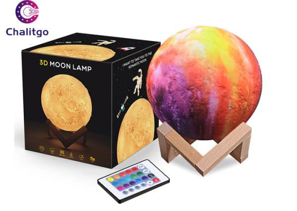 Decoration 3D LED Illusion Lamps / LED Desk Light Battey Support