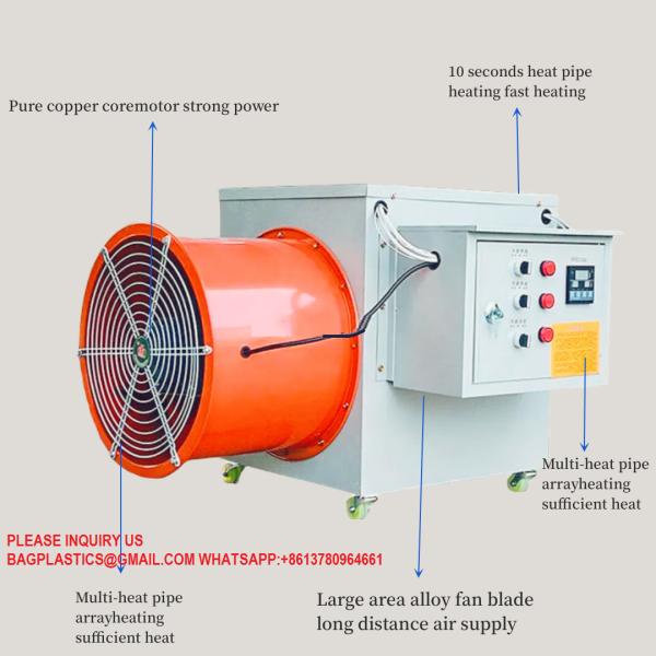 Greenhouse Quick Heat Electrical Fan Air Heater Electric Fan For Chicken House Poultry Farm