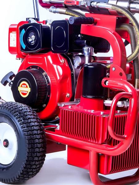 Hydraulic Diesel Piston Pump Sprayer Airless Paint Equipemnt 13.5L/Min Putty