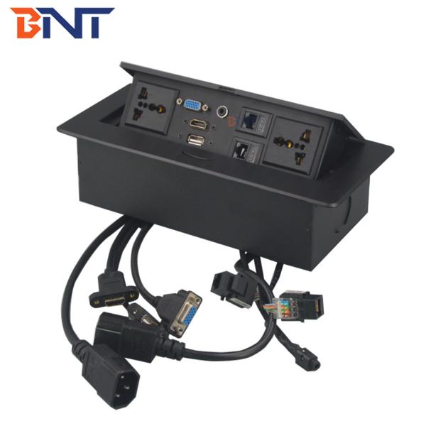 hidden socket design conference table pop up  desktop electrical power socket