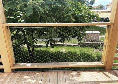 1.5mm 316l Balustrade Cable Mesh Flexible Infill 50mm Galvanised Wire Netting