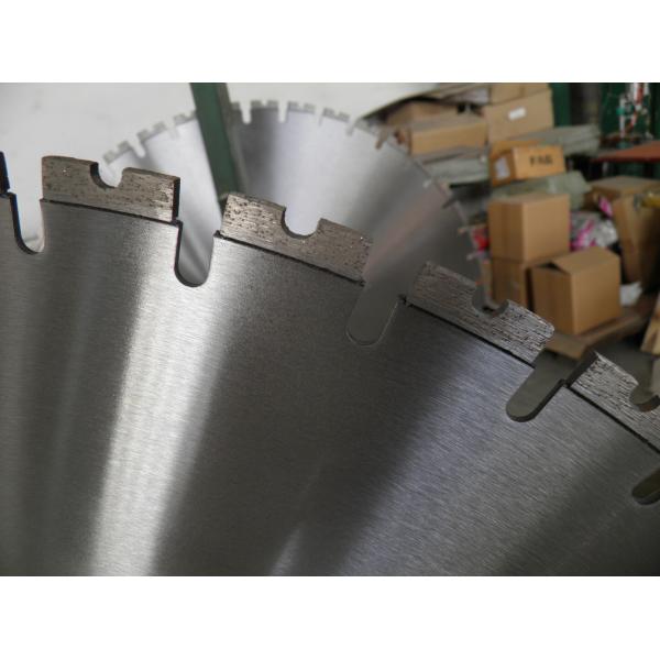 Laser Welded 800mm Diamond Wall Saw Blades For Cutting Reinforced Concrete