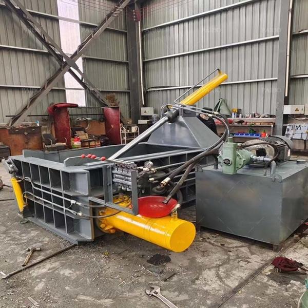 Automatic Metal Baler Machine for Scrap and Waste Packing 5000kg Weight Horizontal
