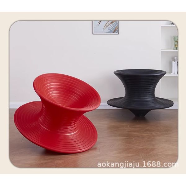 Modern Design Non-slip 360 Degrees Rotating Living Room Accent Chair Children Swivel Gyro Leisure Chair for Mall Shopping