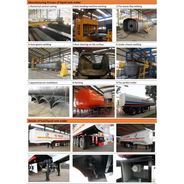 Максимальная полезная нагрузка 80000кг 3 оси 40cbm Алюминиевый топливный танкер-прицеп для транспортировки дизельного топлива