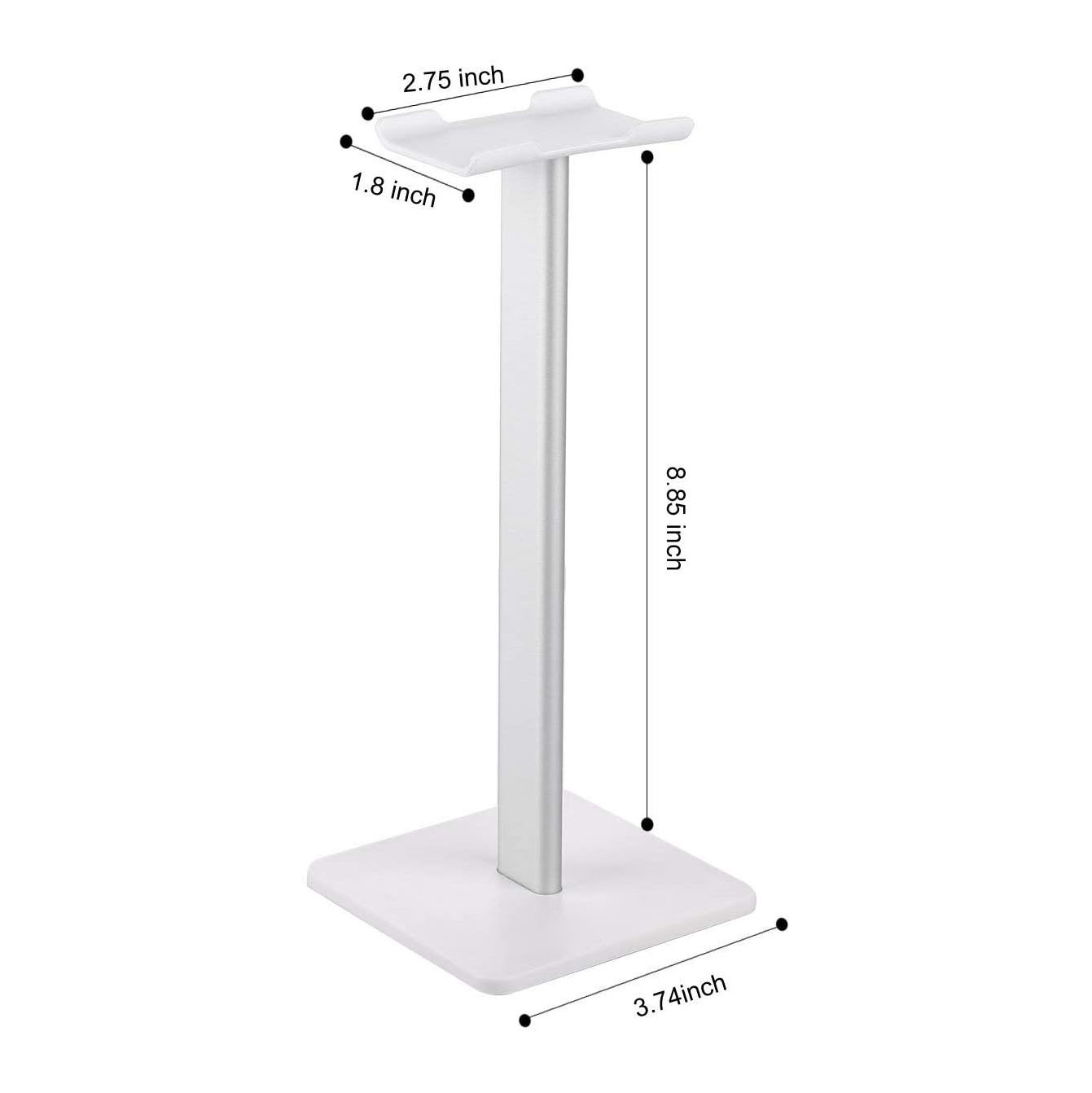 ODM OEM изготовленного на заказ держателя всеобщий алюминиевый 22cm наушников игры логотипа