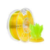 Filament d'impression 3D PLA+ Gradient transparent Vert orange clair Emballage 1,75 mm PLA+ Filament d'impression 3D 1 kg
