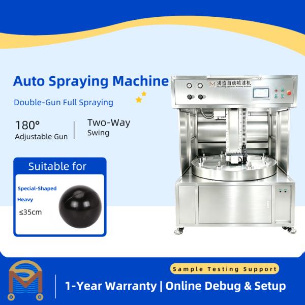 Automatic Spray Painting Machine, Coating Equipment for Plastic Toy Ball Surface Spraying