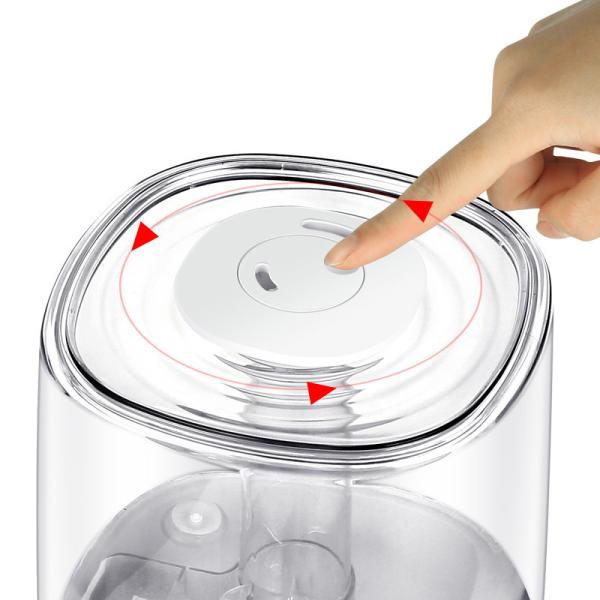 Увлажнитель тумана гостиниц 4L белый ультразвуковой крутой с Nightlight отражетеля эфирного масла