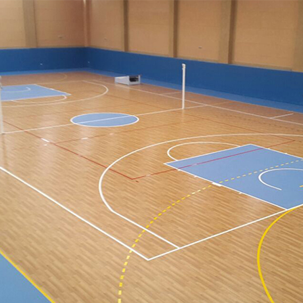 Зеленый настил винила ПВК спорт/крытый баскетбол справляясь 4.5мм до 7,2 Мм