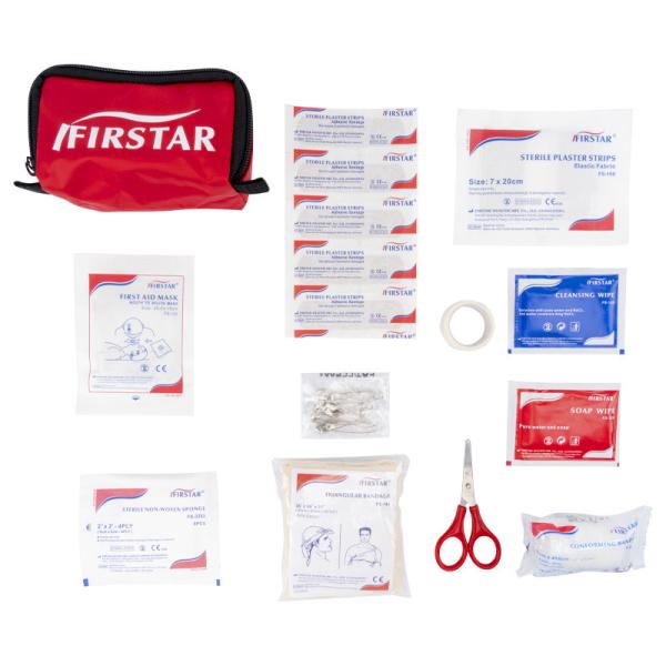 CE Mini Travel First Aid Kit Clipped On Belt For Camping Hiking Emergency Treatment