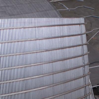 Johnson Screen Filter Metal Panel Stainless Steel Wedge Wire Screen For Water Oil Well Filter