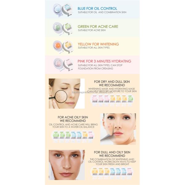 Focallure FA-SC04 Maquillaje para la cara de huevo Productos para el cuidado de la piel Antienvejecimiento Hidratante para la cara Belleza Crema para dormir Máscara