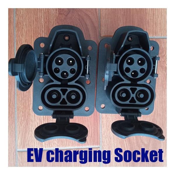 CCS 1 Dc Разъем для быстрой зарядки Адаптер гнезда US 200A CCS Inlet Dc EV Зарядное устройство Аксессуары