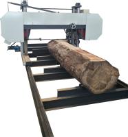 Máquina de serragem de madeira de banda horizontal de coluna dupla MJ2500 Moinho de serragem de banda pesada