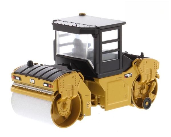 Modelo de rodillo vibratorio DM CB-13 a escala 1:64, modelo fundido a presión 85631, juguete de camión de ingeniería en miniatura