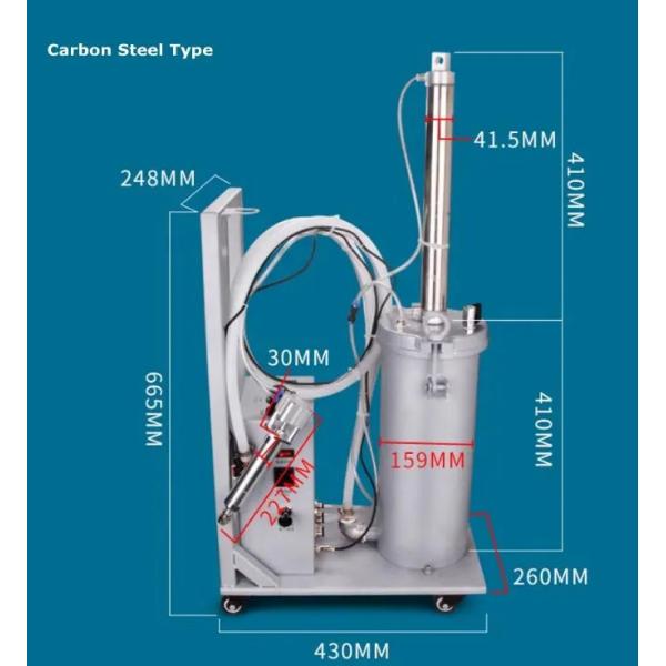 Durable 2600ML Auto Glue Dispenser , Wear Resistant Silicone Dispensing Equipment