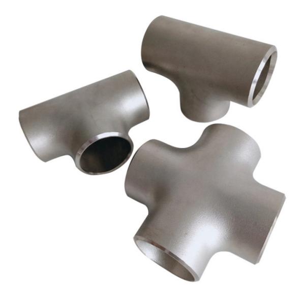 SS316L Sanitary Pipe Fittings Stainless Steel Seamless Equal Cross Tee Food Grade