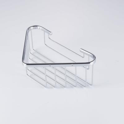 Escova de dentes Porta-sabos montado na parede Organizador de cozinha de banheiro de latão de cromo moderno