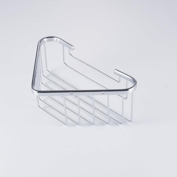 Escova de dentes Porta-sabos montado na parede Organizador de cozinha de banheiro de latão de cromo moderno