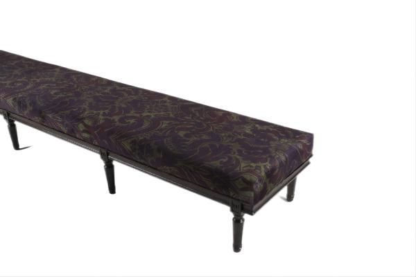 Modern Furniture Sofa Footstool Wooden Upholstered