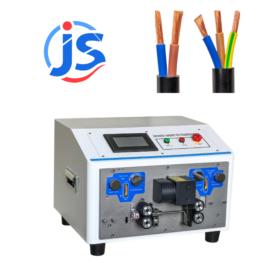PLC Control Automatic Cable Stripping Machine 220V Wire Cutting And Stripping Machines