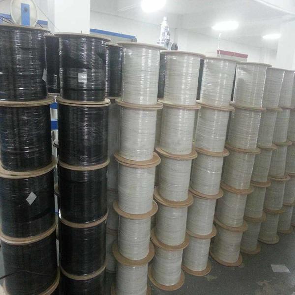 LSZH Sheath FTTH Drop Cable , 1 Core Fiber Optic Ethernet Cable GJXH G657A1