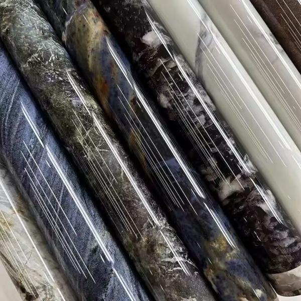 2025 Marble Effect PVC Lamination Film For Cabinet Doors & PVC Sheets – Stone Style Wrap Film