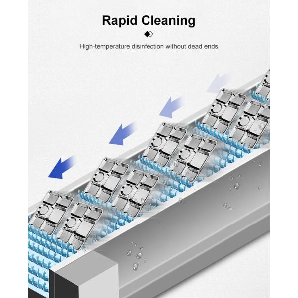 High Efficiency Flight Type Dishwasher / Commercial Restaurant Dishwasher CE